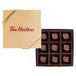 Grand coffret de feuilles d'érable en chocolat
