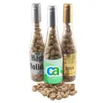 Grande bouteille cadeau en verre remplie de noix de cajou