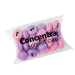 Petite boîte coussin de boutons de chocolat imprimés