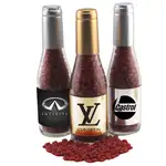 Small 8-inch Glass Gift Bottle with Cinnamon Imperials