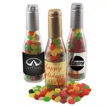 Small 8-inch Glass Gift Bottle with Teenee Beanee Jelly Beans