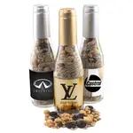 Petite bouteille cadeau en verre remplie de mélange montagnard