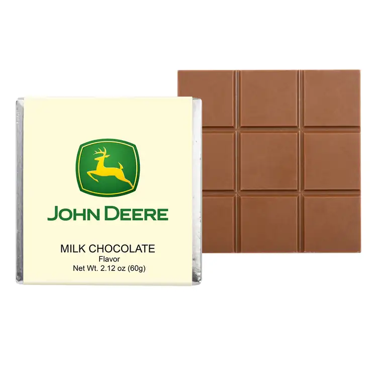 Tablette carrée de chocolat à partager