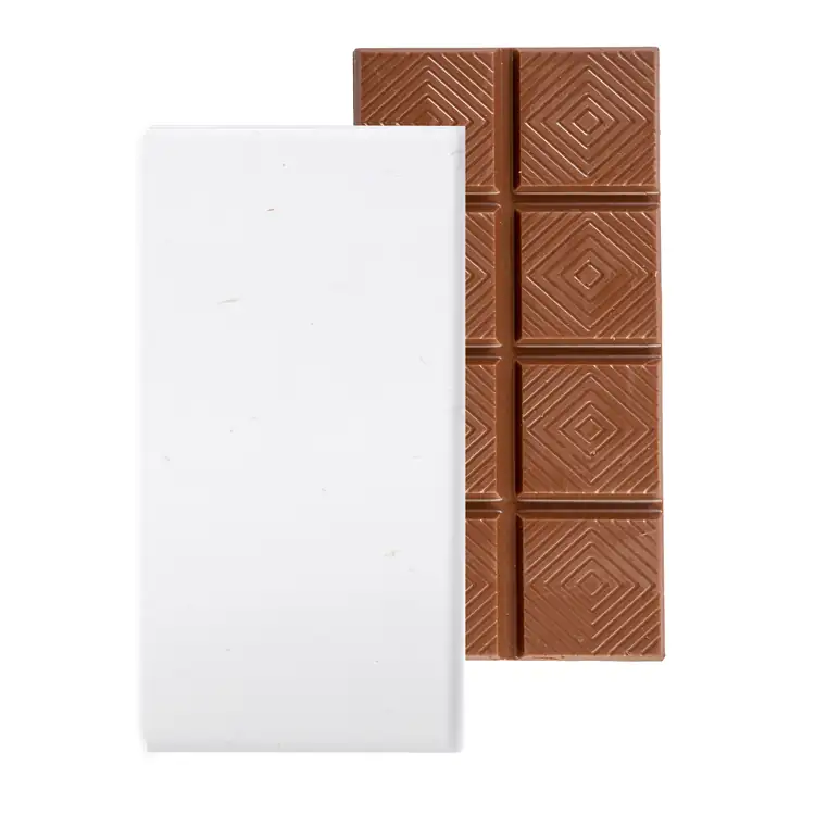 Tablette de chocolat de 3 oz avec fourreau en carton recyclé #2