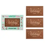 Personalized Rectangle Etched Milk Chocolate Bar- Window Box
