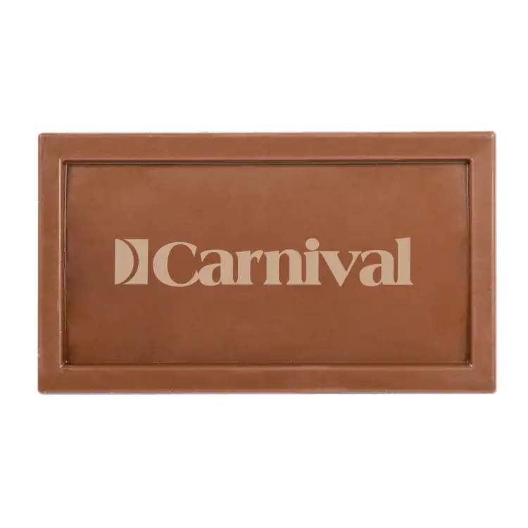 Rectangle Etched Milk Chocolate Bar- Window Box #3