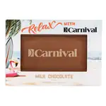 Tablette rectangulaire de chocolat gravé en boîte à fenêtre